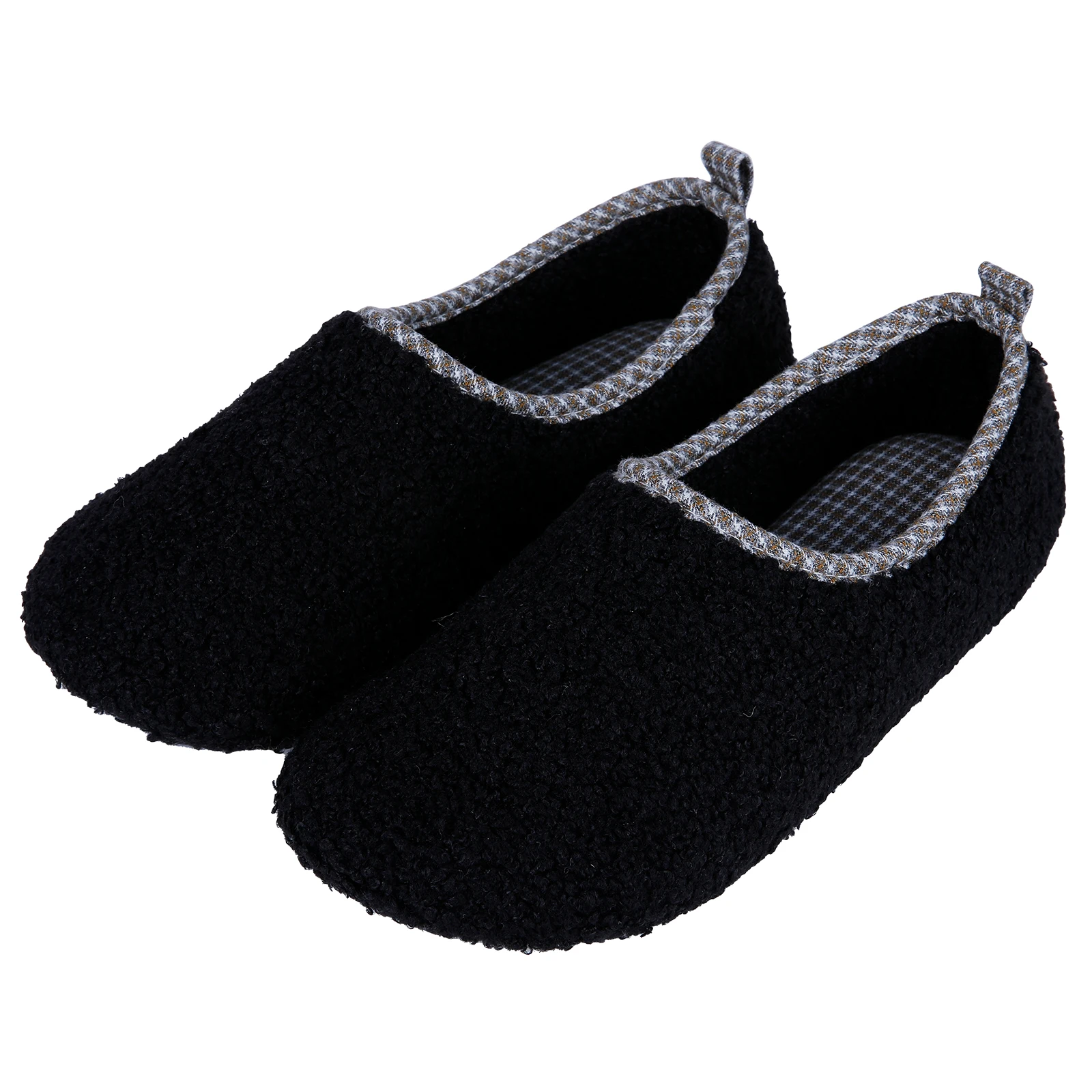 Smile Pop Winter Slippers For Women Warm Fashion Flat Slippers Outdoor Antiskid Wear-resistant Shoes House Light Women Shoes