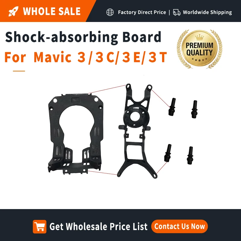 Factory Direct Drone Gimbal Shock Absorbing Plate for Mavic 3/3C/3E/3T Anti-Vibration Mount Board Replacement Wholesale Stock