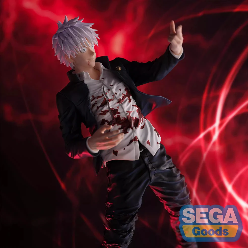 在庫オリジナルセガ呪術廻戦 Dai 2 Ki Figurizm アルファ五条悟 Jutsushiki Hanten 別名 24 センチメートルアニメフィギュアモデルおもちゃ