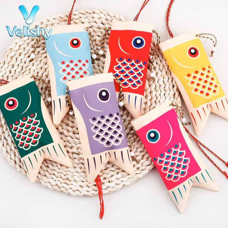 Pendant Hanfu Decoration Lucky Sachet Bag Japanese Style Koi Carp Blessing Bag Coin Purse Graduation Gift Jewelry Bags