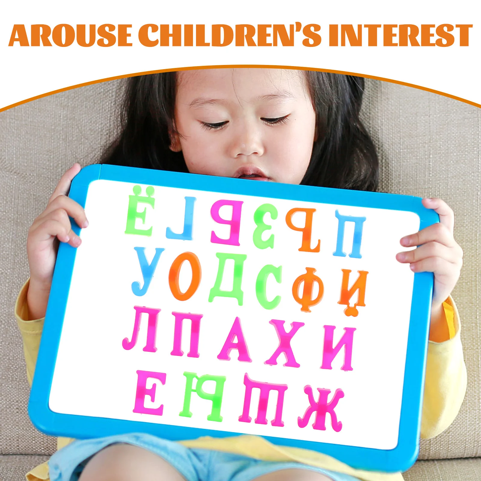 2 conjuntos de plástico magnético carta adesivo alfabeto russo aprendizagem geladeira decoração brilhante colorido educacional crianças geladeira