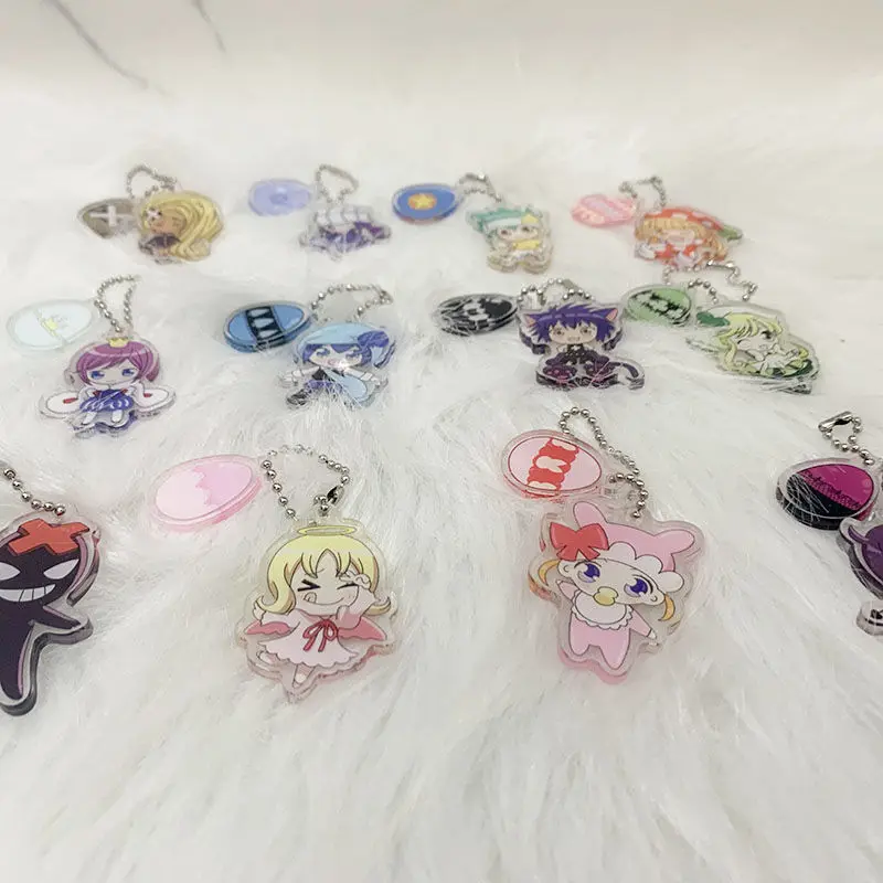 Shugo Chara Anime Cartoon brelok akrylowy brelok plecak studencki wisiorek dekoracje zbieraj dekoracje prezent urodzinowy dla dziewczynek