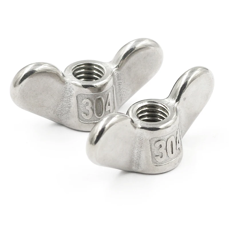 Anti-rust 304 Stainless Steel Claw Butterfly Hand Nuts M4 M5 M6M8 M10M12 M16 M20 Outdoor Photographic Bracket Jig Mount Hardware