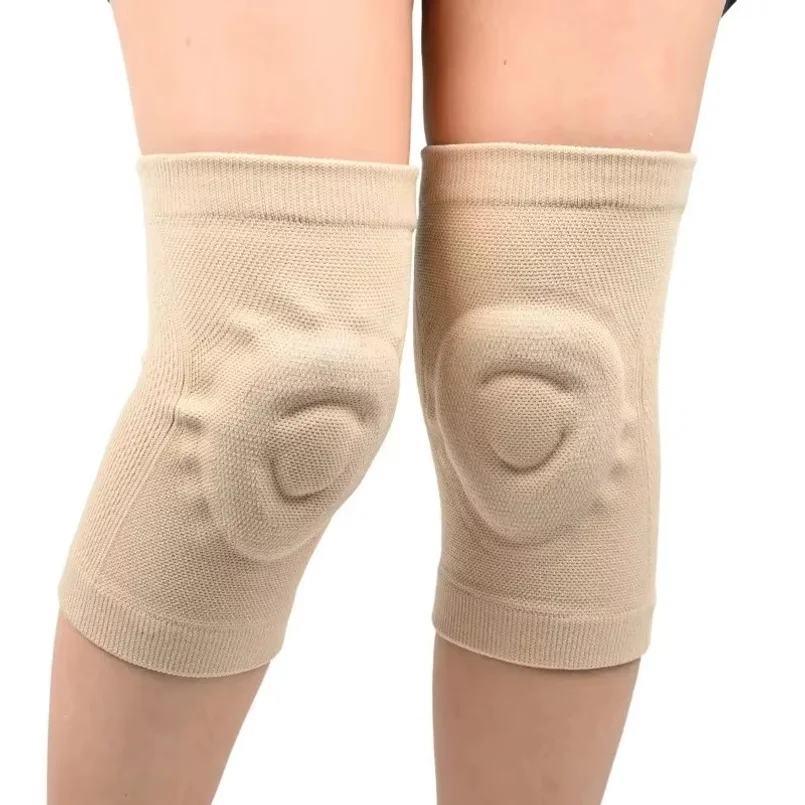 1Pcs Silicone Thin Knee Pads Fitness Dance Skating Sport sknee Pads Basketball Pressurized Cycling Roller Skating