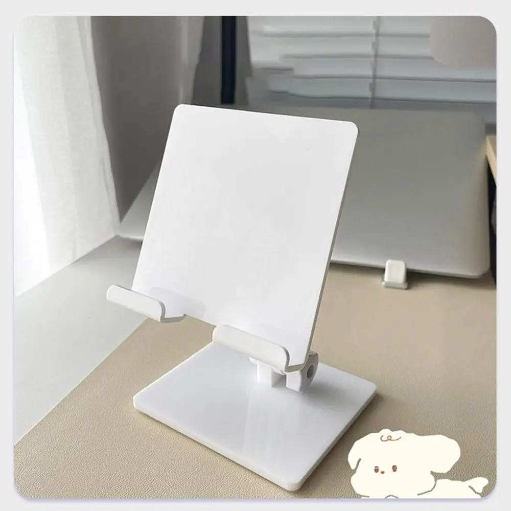 

Простая в использовании регулируемая акриловая подставка для планшета, противоскользящая портативная прозрачная подставка, прочный складной кронштейн для стола