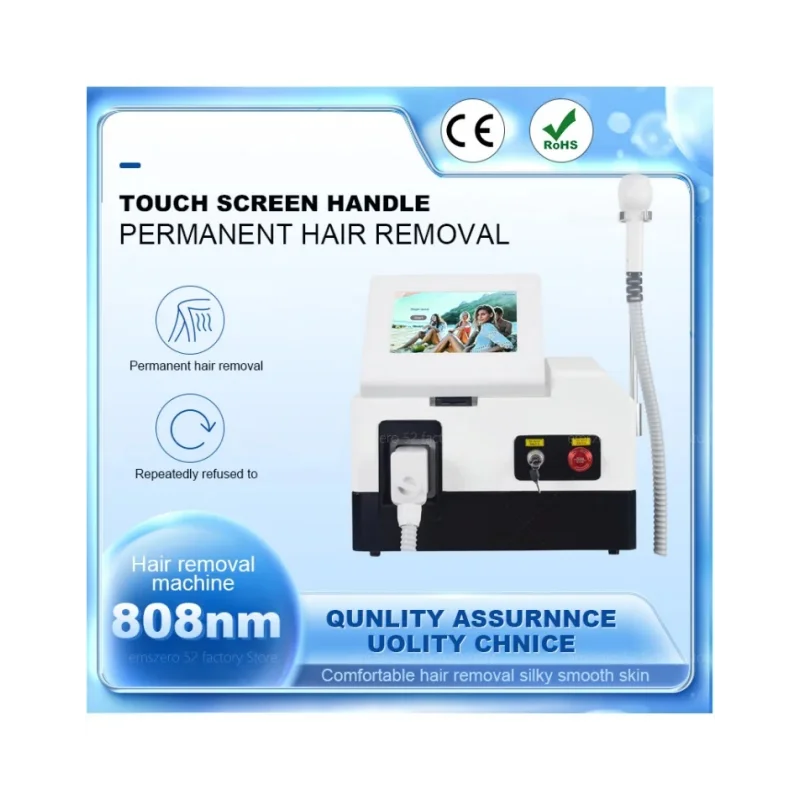 The  whole body instrument 808nm 2000W high power diode hair removal permanent cooling painless hair removal device