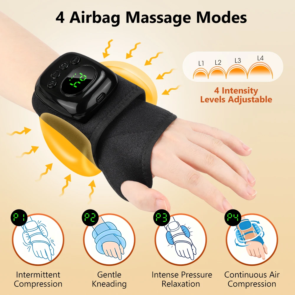 Elektrische verwarmde luchtcom - Wrist Wrap Support recensie en prijs