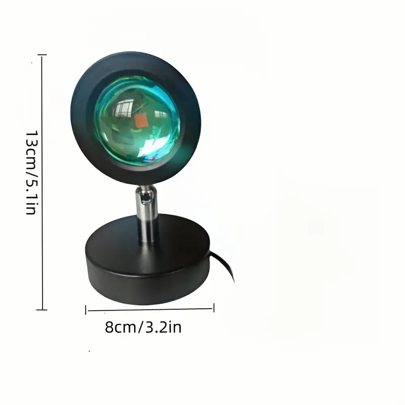 مصباح جو غروب الشمس، ضوء ليلي، مصباح بجانب السرير، مصباح غروب الشمس للتصوير الفوتوغرافي، مصباح غروب الشمس لغرفة النوم، إسقاط مصباح غروب الشمس