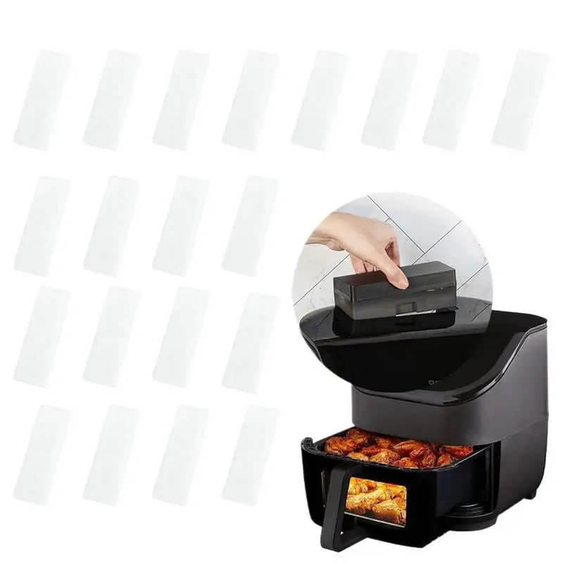 Air Fryer Filter Air Fryer Accessories 20 Pieces Pot Insert For Steam Roaster Microwave Cooking Oven Cake Baking Compatible 6Qt