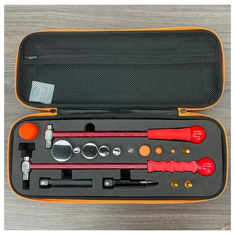 This Professional Car Dent Repair Tool Kit Is Designed for Efficient Paintless Dent Removal on Various Vehicle Surfaces.