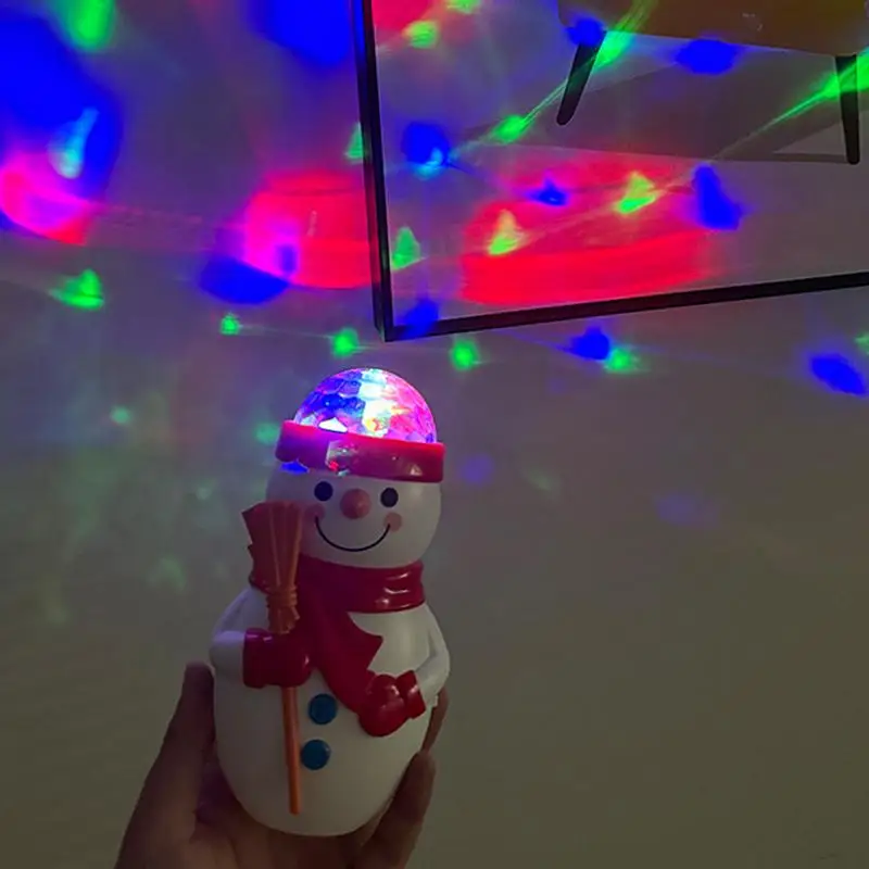 

Christmas Light Projector Cute Kids Ceiling Projector with Music Light up Christmas Decorations festival Desktop Ornament