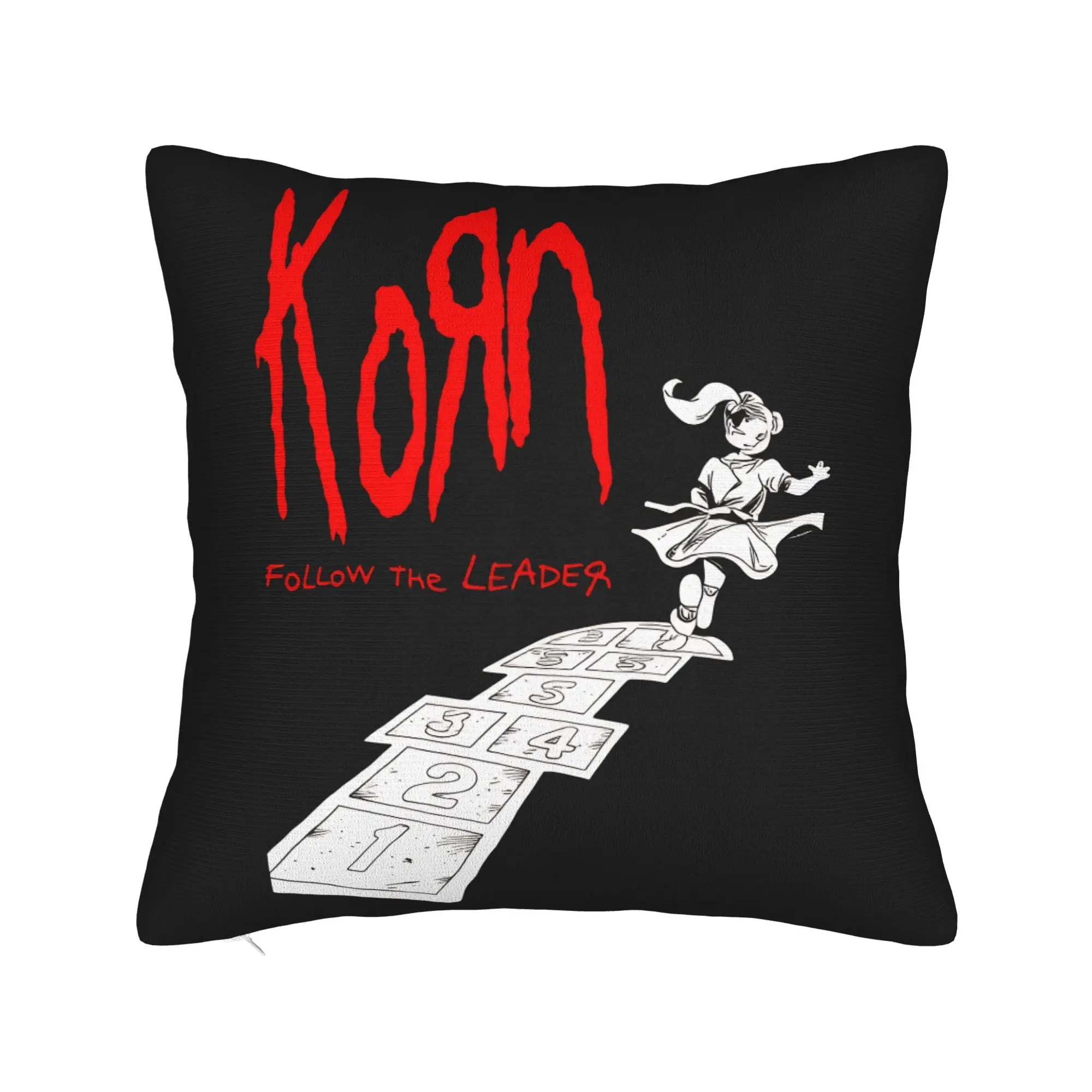 Pillow Cover Korn Follow the Leader  Fashion Pillow Case For Sofa Home Decor Pillowcases