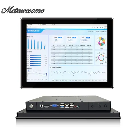 Industrial HMI All-In-One Computer Core i5 8th Gen Multi-Touch Screen Windows 10 pro Cost-Effective Embedded Tablet Panel PC