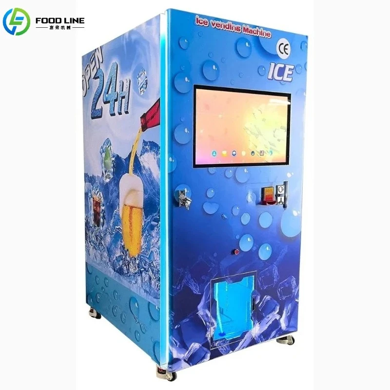 Customized Intelligent Ice Vending Machine Constant Temperature Ice Making Vending Machine Fresh Ice Keeping Vending Machine