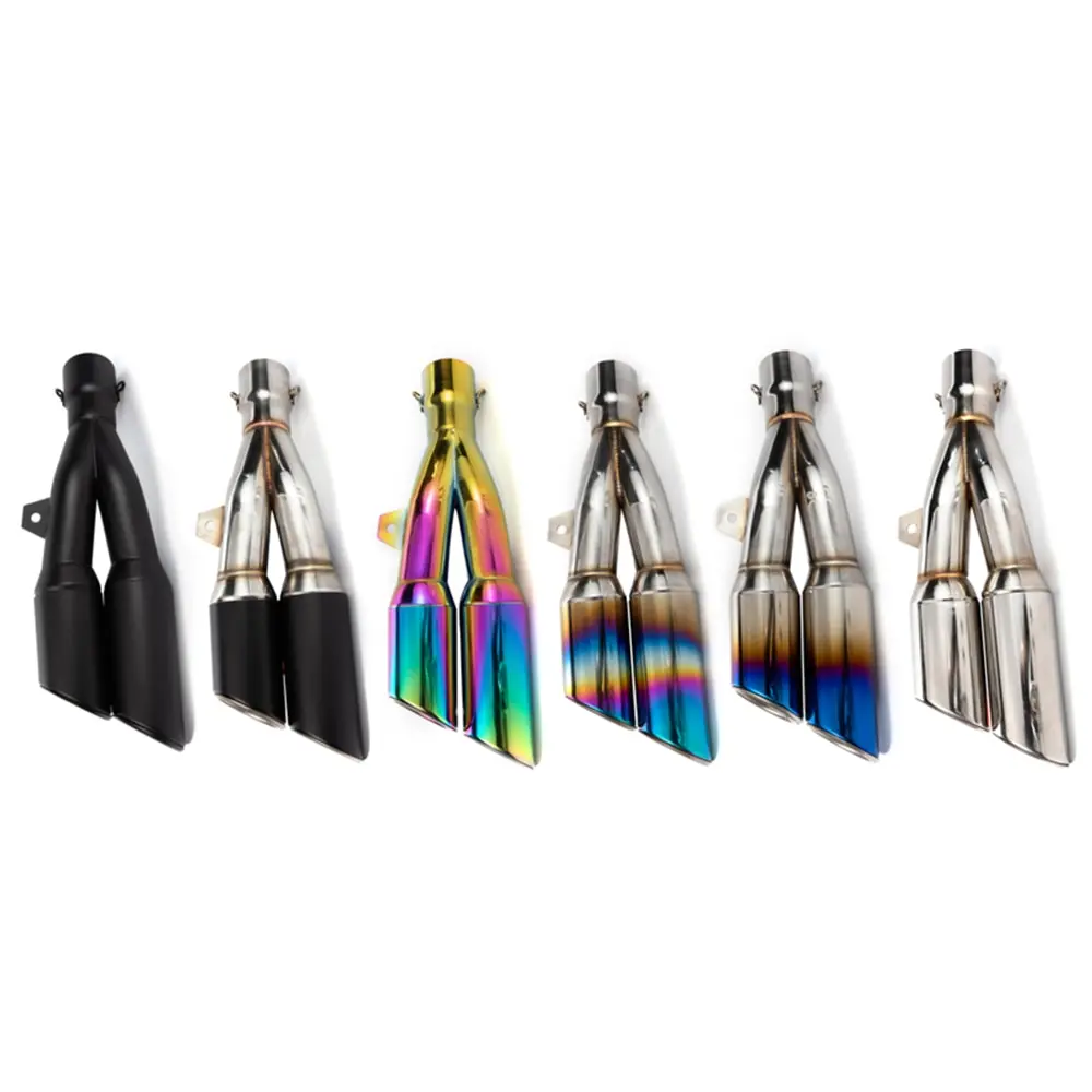 51 مللي متر العالمي للدراجات النارية العادم الأنابيب الهروب موتو الخمار DB القاتل ل DUKE Z650 MT09 790 890 CF800MT Z900 Z400