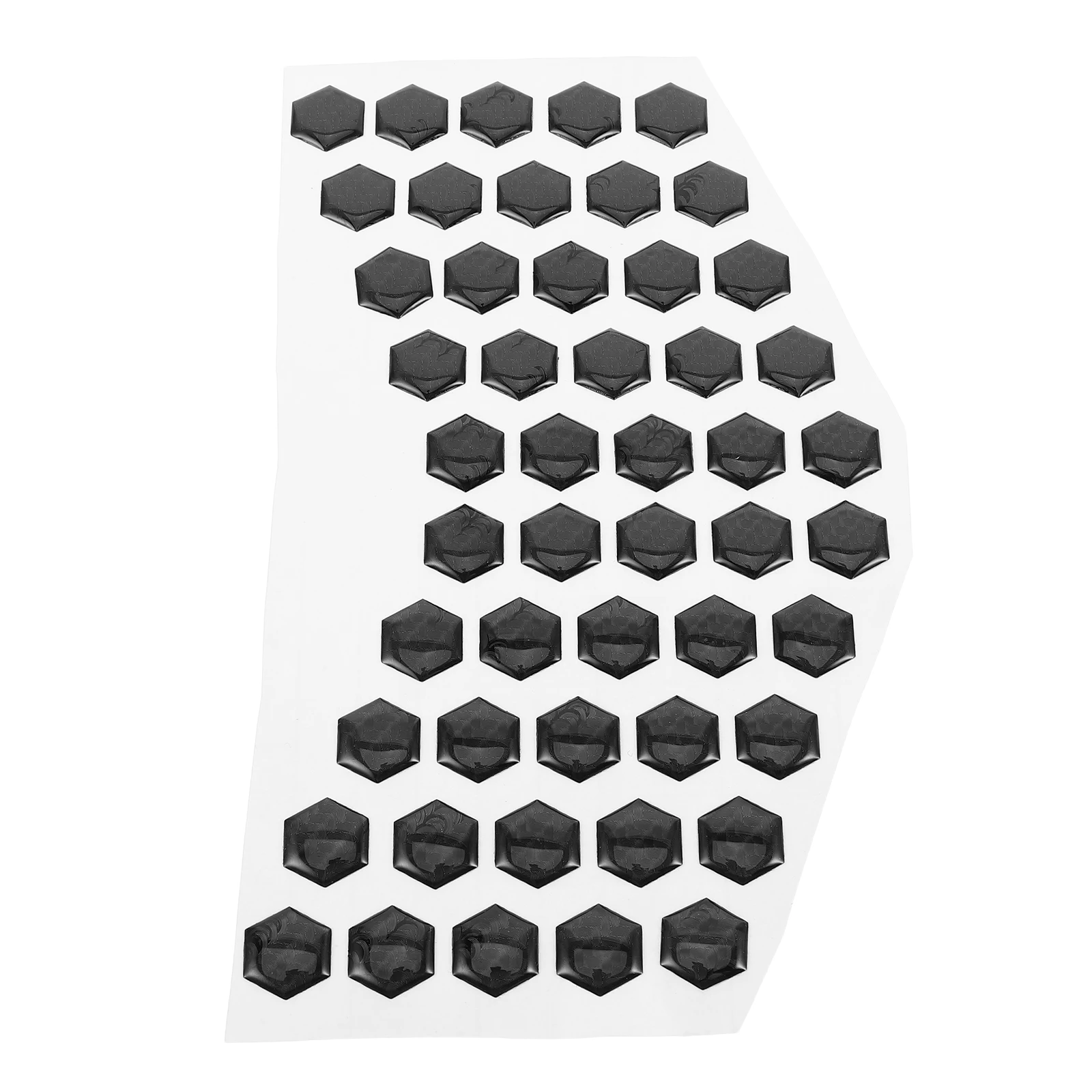

Motorcycle Protection Stickers 3D Hexagonal Anti-Collision Scratch Resistant Easy Install Decals Scooters Bumpers Frame