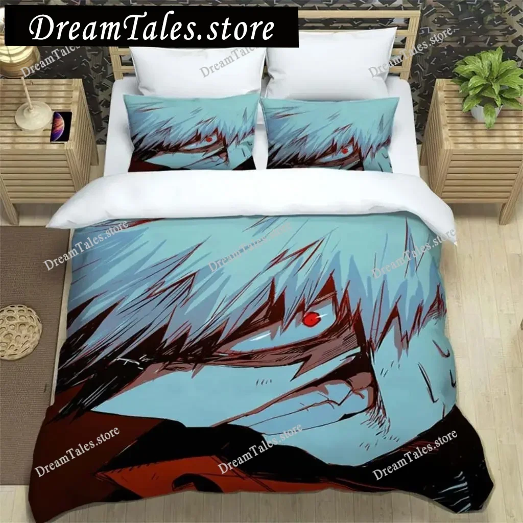 HD Anime Mein Hero Science Cartoon 3D Printed Bedding Queen Bedding Set Customized King Size Bedding Set Polyester Quilt Cover