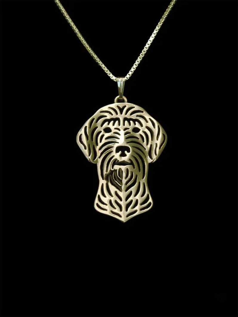 Trendy Wirehaired Pointing Griffon Dog Pendant