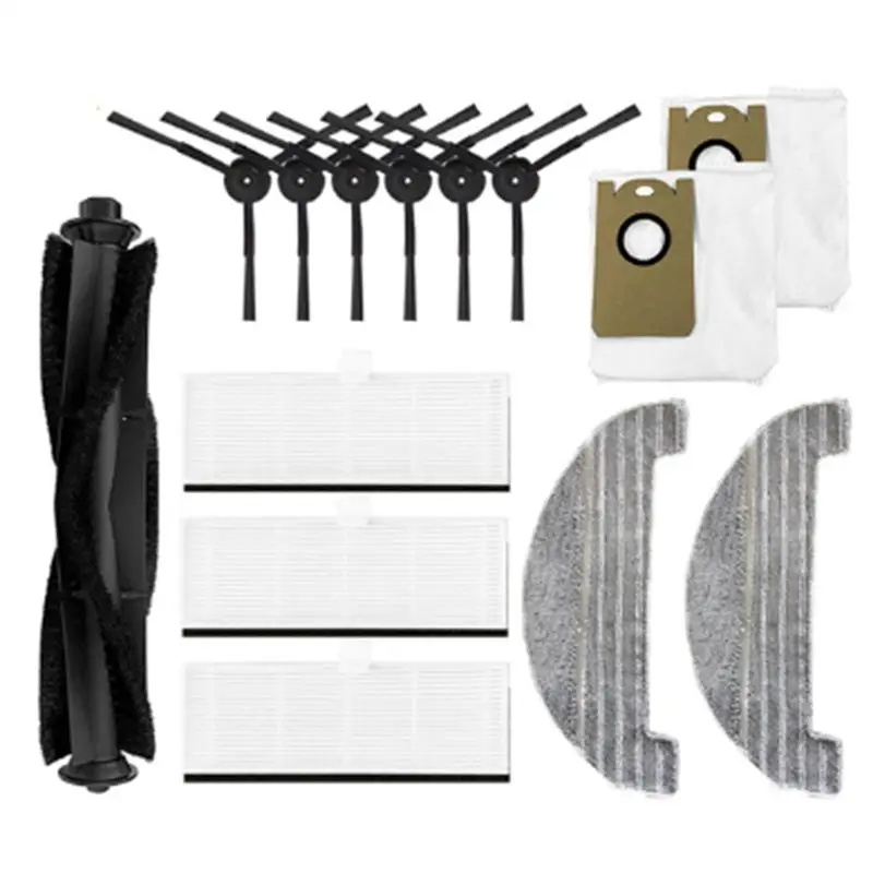 

ABBY-For Proscenic M8 Pro / Ultenic T10 Hepa Filter Strainer Mop Cloth Rag Dust Bag Replacement Spare Parts Accessory