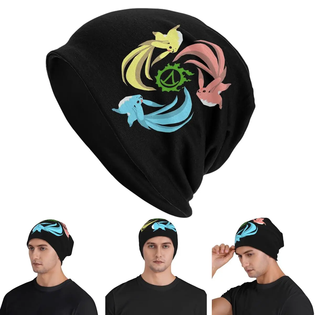 

Ffxiv Summoner - Carbuncles Skullies Beanies Hats Warm Autumn Winter Outdoor Cap Knitted Bonnet Caps for Men Women Adult