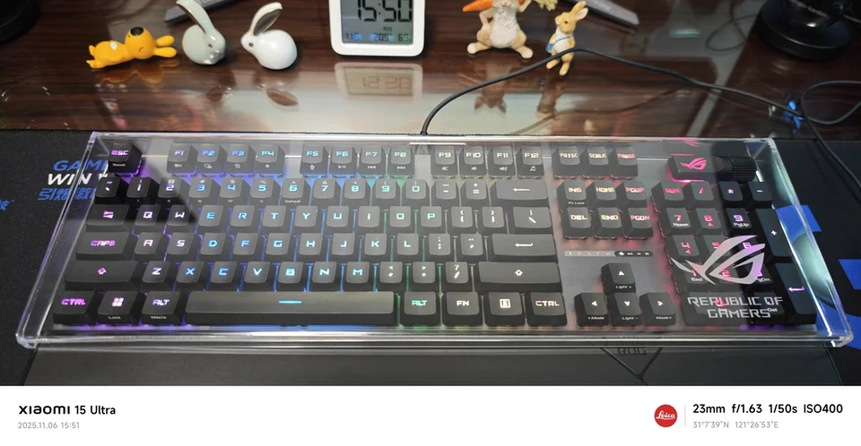 NEW Modgo Acrylic Dust Cover Keyboard for ROG Azoth Extreme Strix Scope Series Custom Be Used As A Base or Dust-proof Gamer Gift