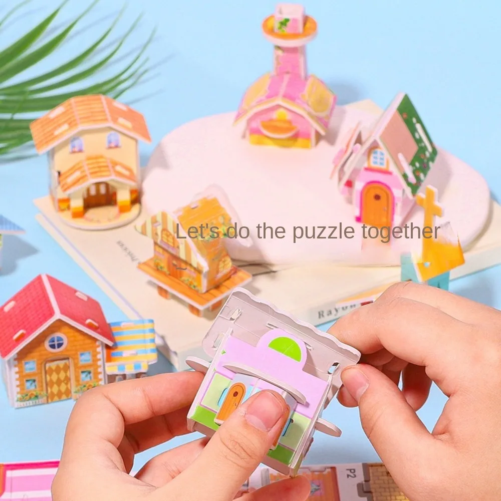 30-100 قطعة DIT تجميعها ثلاثي الأبعاد منزل الاطفال حفلة عيد ميلاد استحمام الطفل هدية بيناتا حشو رياض الأطفال مكافأة هدية حزمة #4