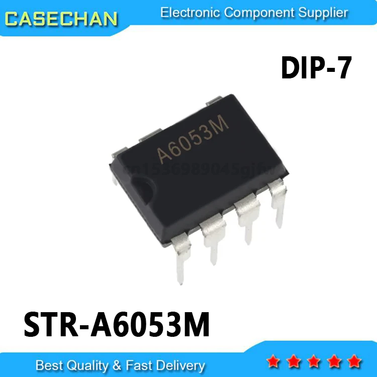 5PCS STR-A6053M STR-A6053 A6053M STRA6053M DIP-7 