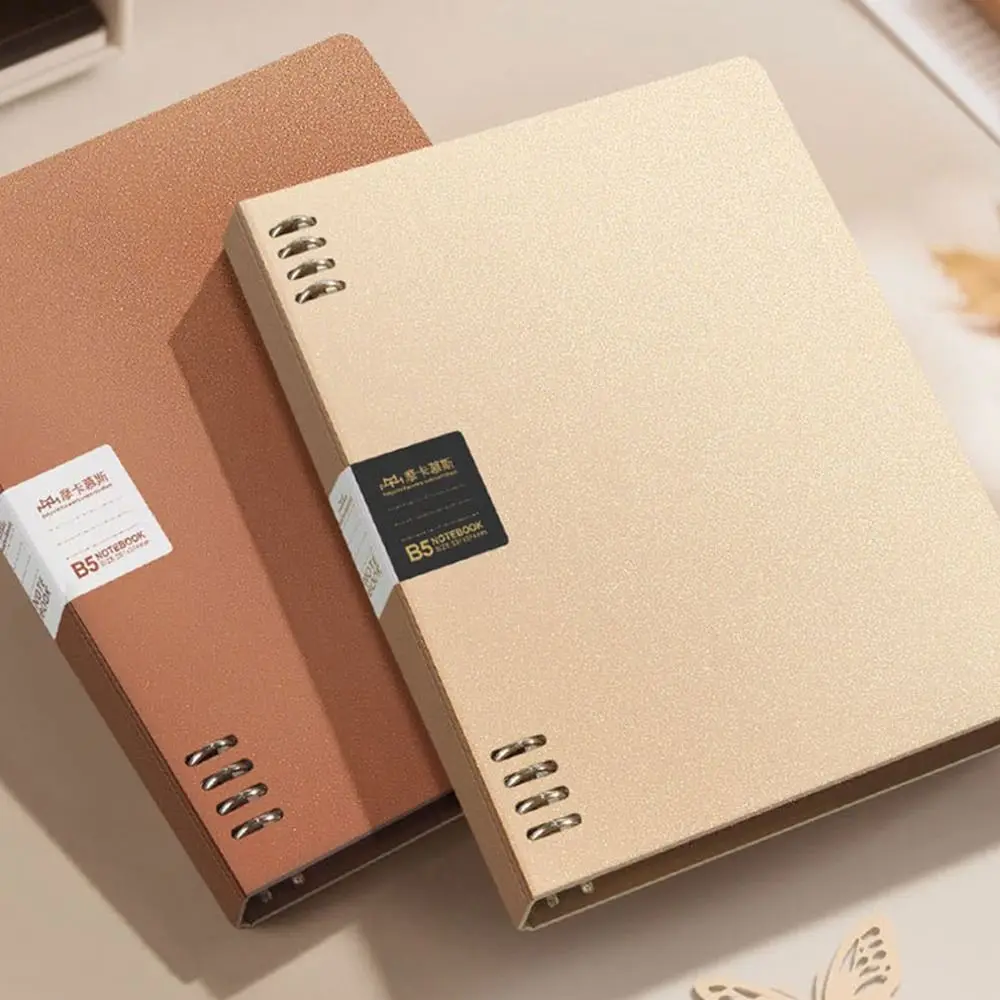 Notebook multiuso A5/B5 a fogli mobili Linea orizzontale staccabile Pagine interne Blocco note Raccoglitore ricaricabile Diario Libro Studenti