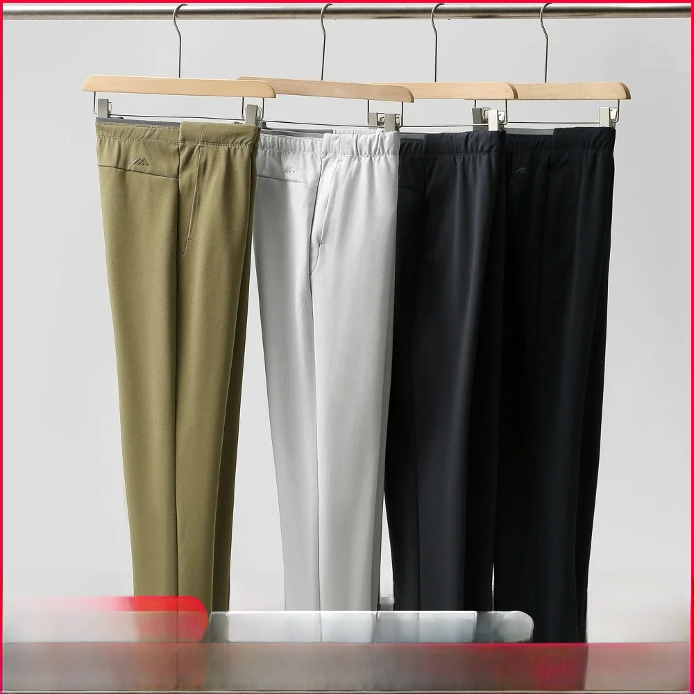 

High-End Fabric 3D Tailoring Men's Outdoor Sports Casual Pants Sweatpants Trendy Straight Leg Polyester Spring Faion Urban