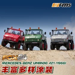 FMS 1/24 Unimog FCX remote-controlled vehicle electric simulation model four-wheel drive off-road climbing vehicle adult toy gif