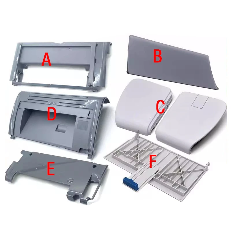 Transparent cover Front door paper box Front door frame Left and right side covers Printer complete shell for Canon LBP2900 3000