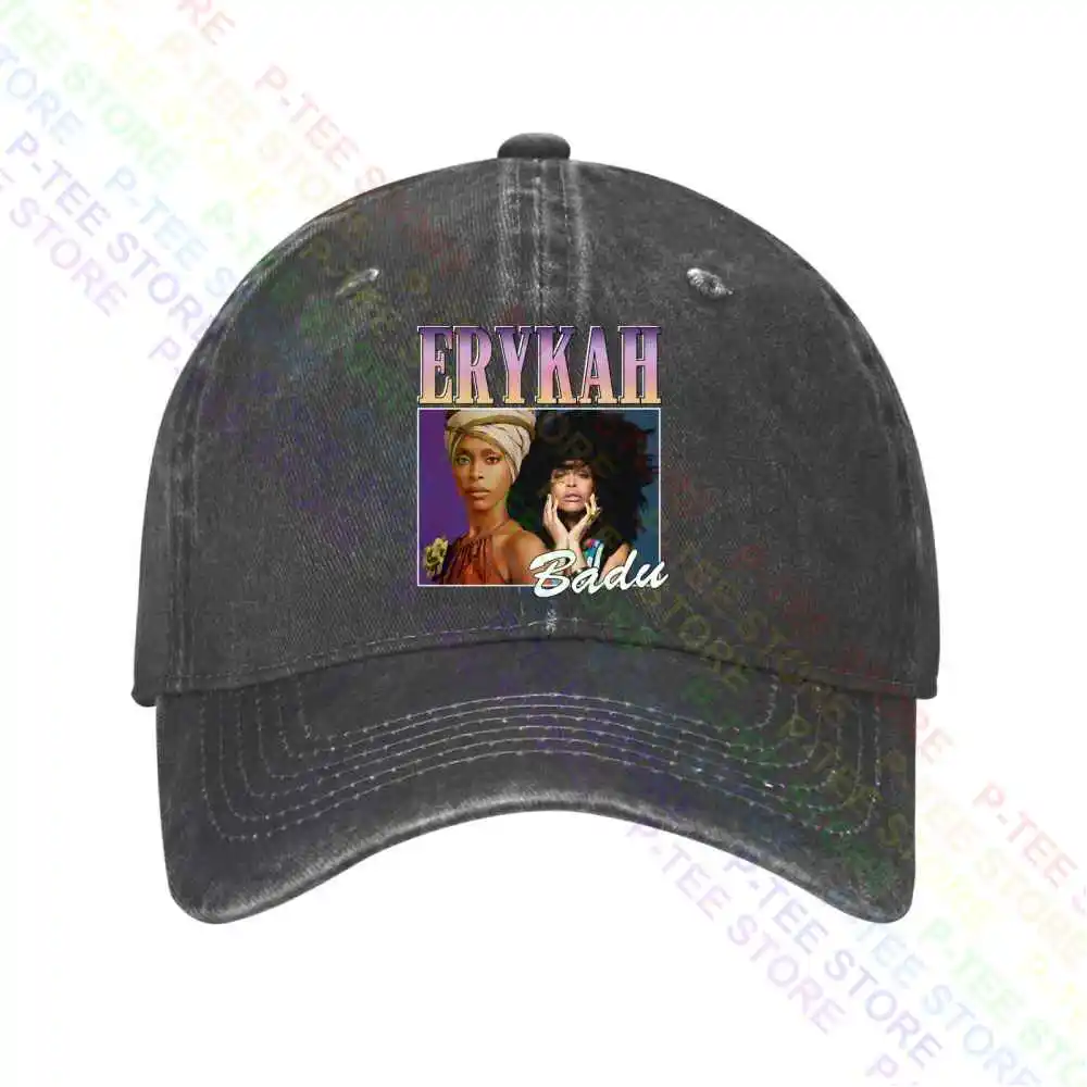 Erykah Badu Baseball Cap Snapback Caps Knitted Bucket Hat