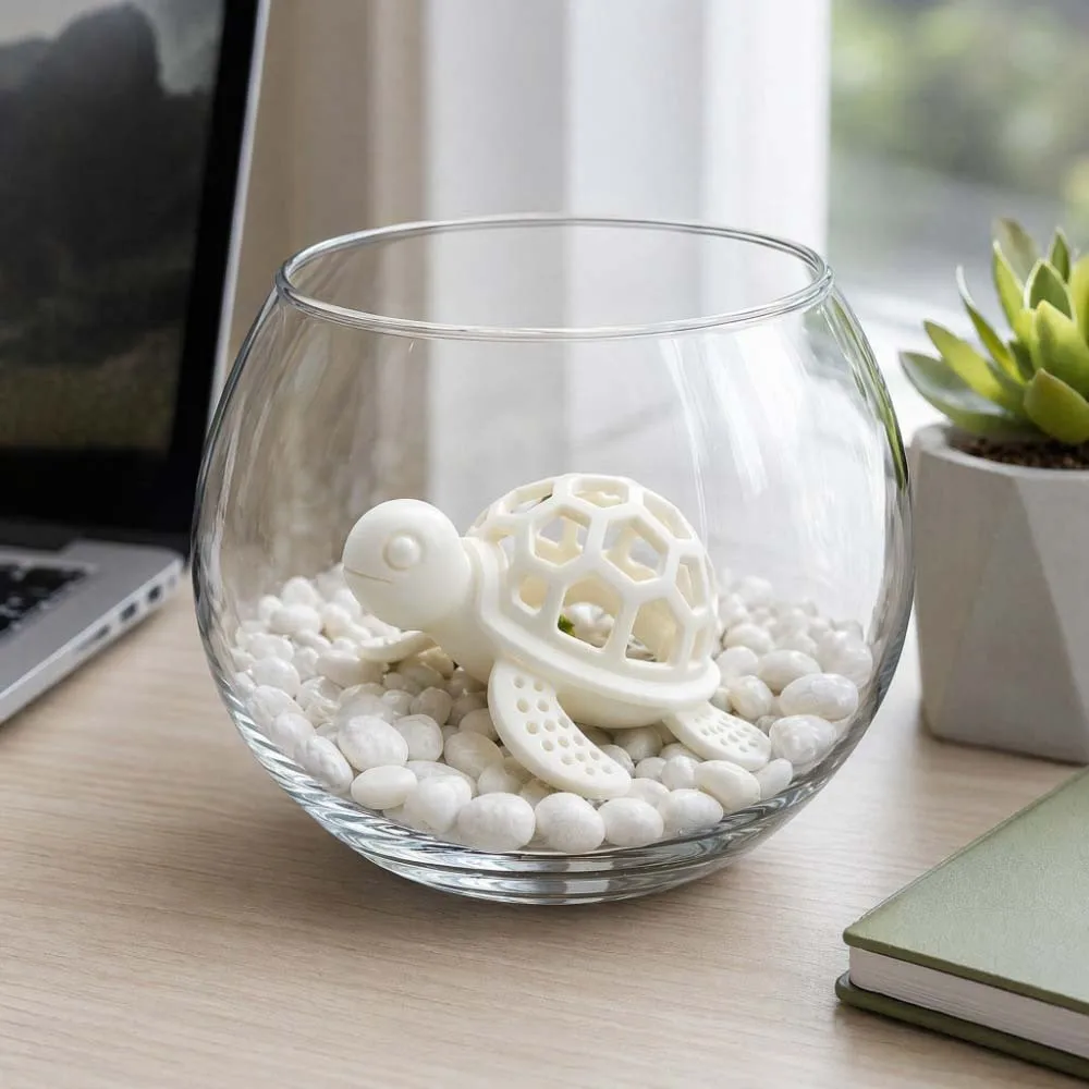 Tortoise Hollowed-Out Fish Shrimp Hiding Cave Underwater Hiding House Plastic Aquarium Fish Shelter 3D Printed Unique