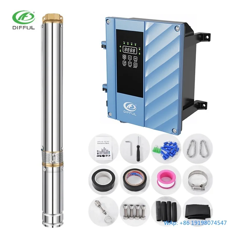 

3 Inch AC DC Brushless Submersible Solar Water Pump