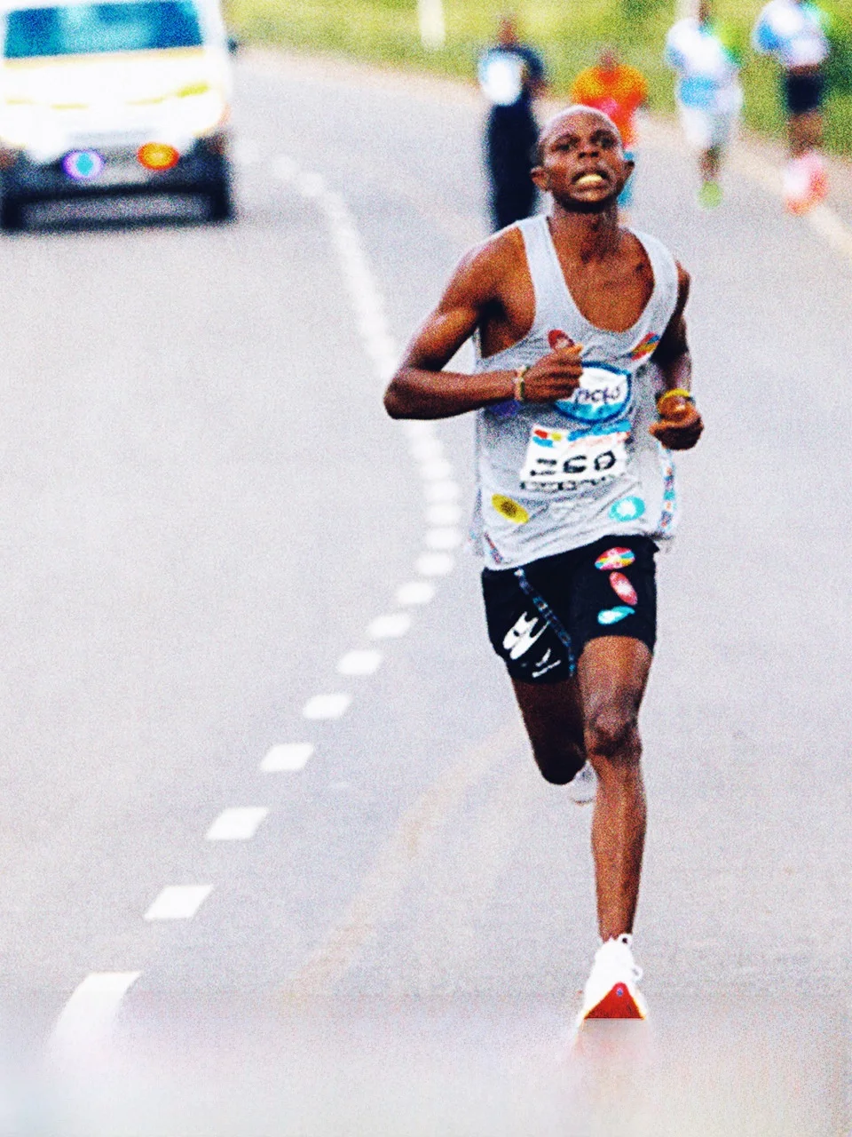 

Crnenter Marathon Running orts High Waist Slim Fit Men's Nylon Spandex Blend Spring Collection Exclusive