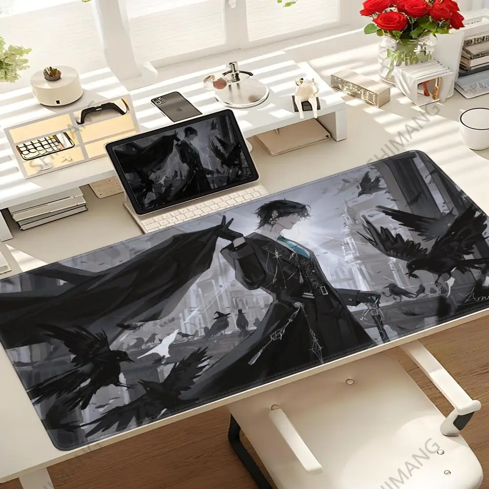 

Mouse Pad PC Gaming Accessories Keyboard Pad Anime Card HD Print Desk Mouse Mat Laptop Lord of the Mysteries Non Slip Mousepad
