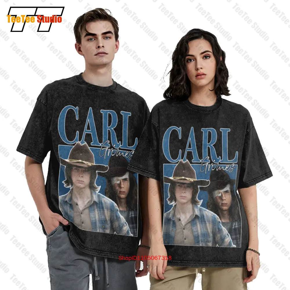 Carl Grimes 90S Walking Dead Chandler Riggs Vintage Oversized T-Shirt GWM4