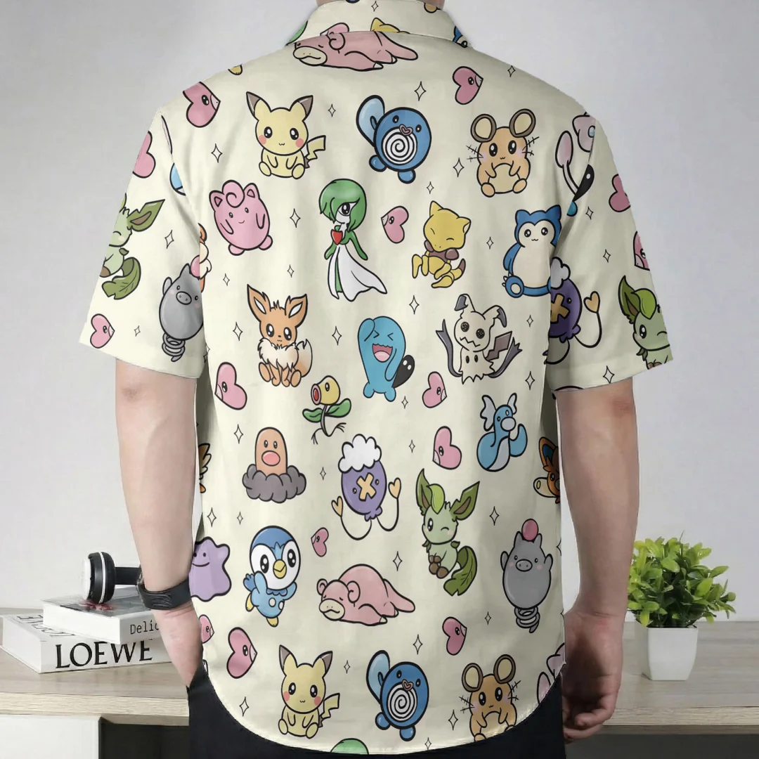 Retro Gaming Shirt - Hawaïaans overhemd zomer 2026, casual, snel