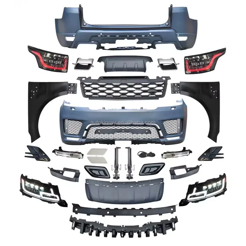 

Factory Outlet for Range Rover Sport Upgrade to OE Style Bodykit 2013-2017 Facelift to 2018 Model Bumper Grille LED Headlights