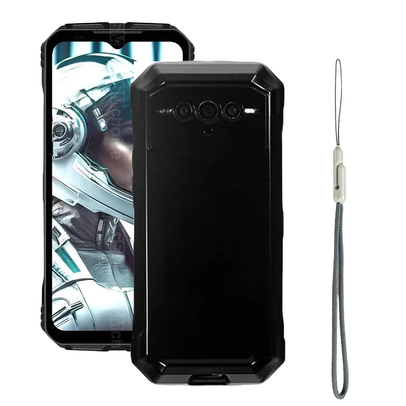 

Case For DOOGEE VMax Plus Full Protection Case For DOOGEE VMax Plus 5G Full Black Material Soft TPU Shockproof Phone Case Cover