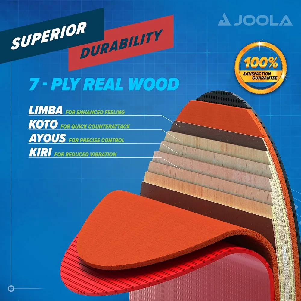 競技用と高度なトレーニング用のエリートパフォーマンス卓球ラケット