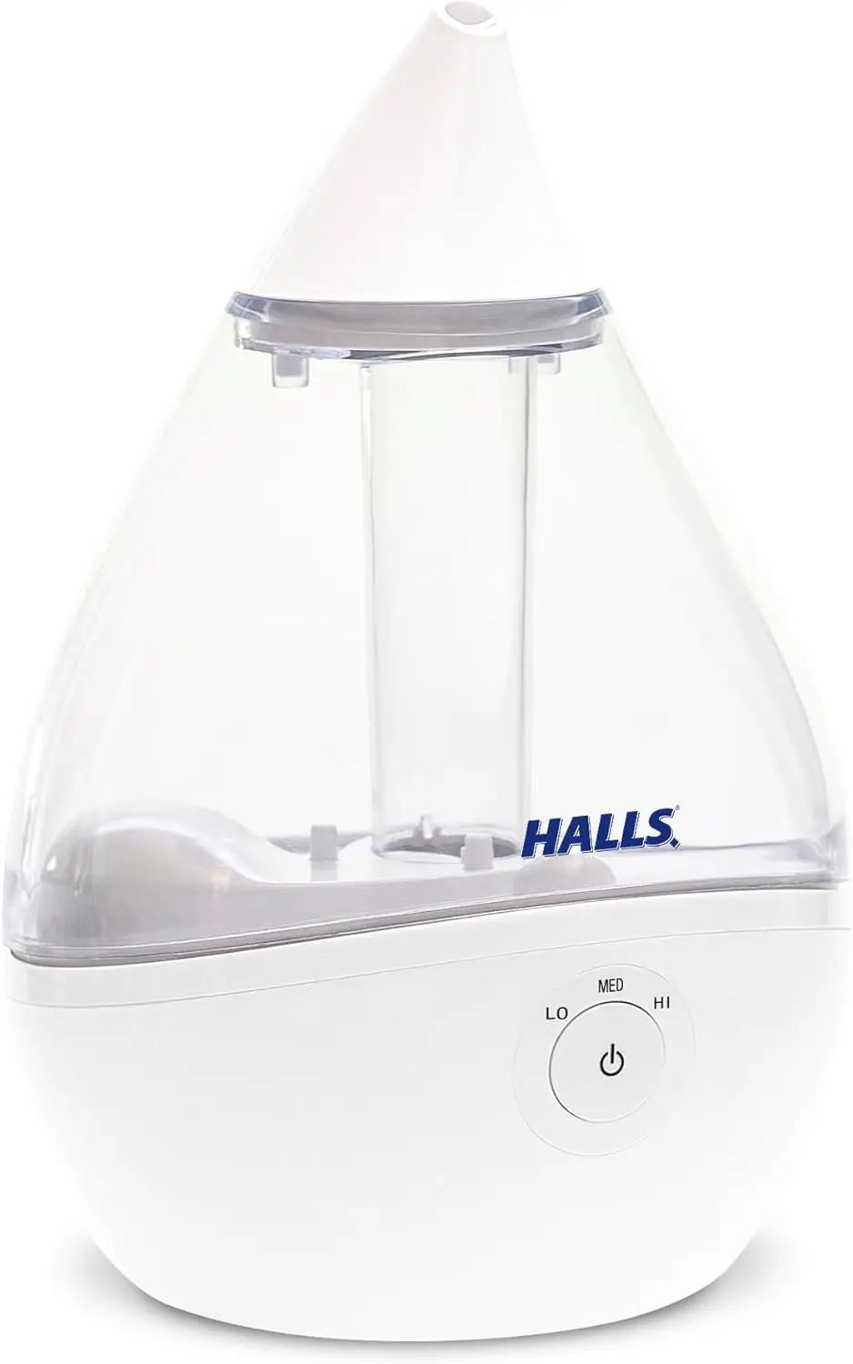 

x HALLS Droplet 0,5 галлона увлажнитель с прохладным туманом для спальни, офиса и растений — дополнительные фильтры