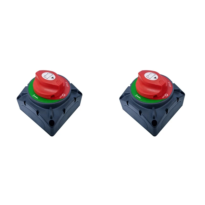 2X 12-48V Current Anti-Leakage Switch Modification Battery Disconnect Switch 600A Main Power Switch For Yachts Caravans