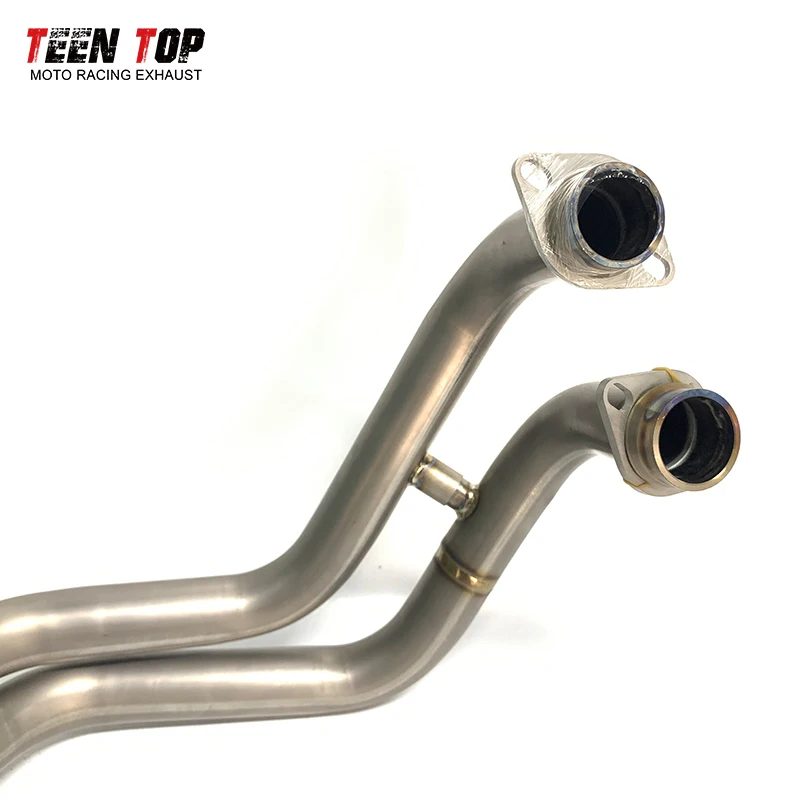 Tubo de escape da motocicleta para Yamaha Tenere 700, titânio 2019 +, tubo dianteiro, Motobike conectar tubo, T700, T700