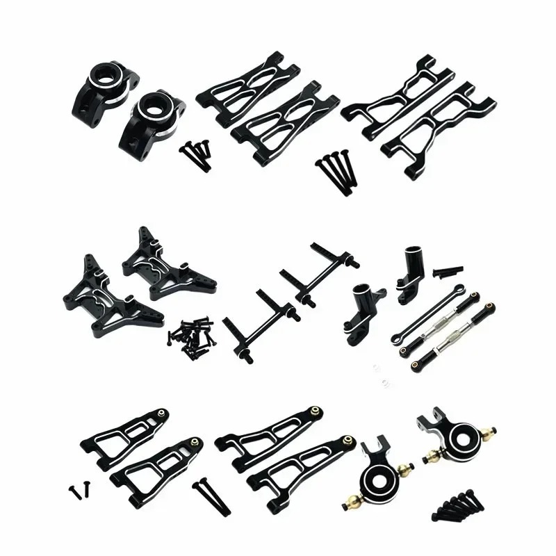 Para ud1201 ud1202 UD-12PRO metal dianteiro e traseiro suspensão braço kit de montagem direção 1/12 rc carro atualização peças acessórios