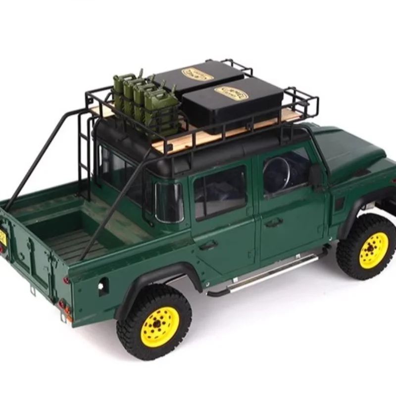 ชุดตกแต่งจำลองการติดตั้งแร็คหลังคาโลหะแบบแข็งสำหรับรถกระบะ D1RC Camel Cup Crown d110