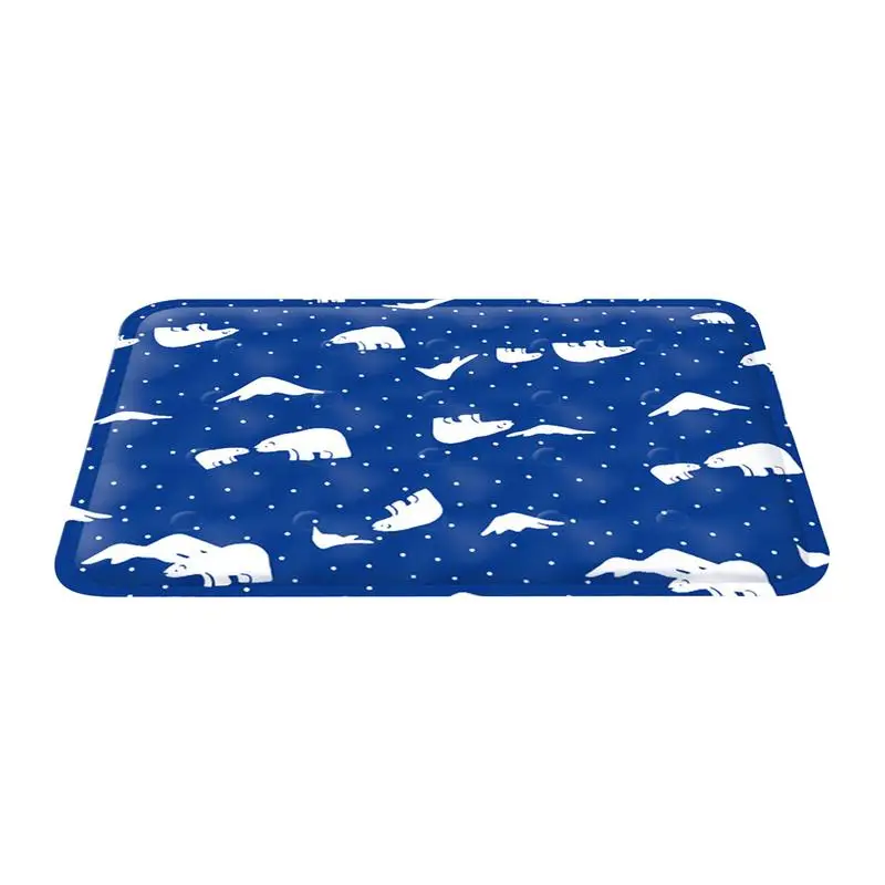 Dog Self Cooling Mat Dual-Sided Ice Pad Breathable Cooling Mat Convenient Dogs Beds Puppy Kitten Summer Cooling Pad Cool Mats