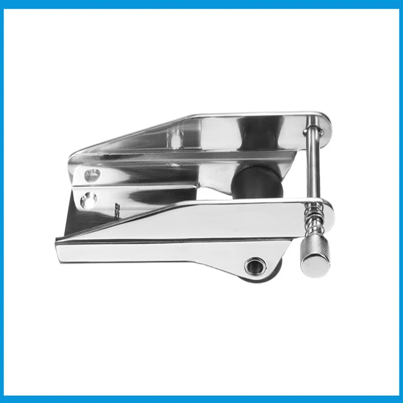 Stainless Steel 316 Heavy Bow Anchor Roller Fixed Anchor Fairlead Marine Boat     Docking Nylon Roller Spring Loaded Pin Prevent