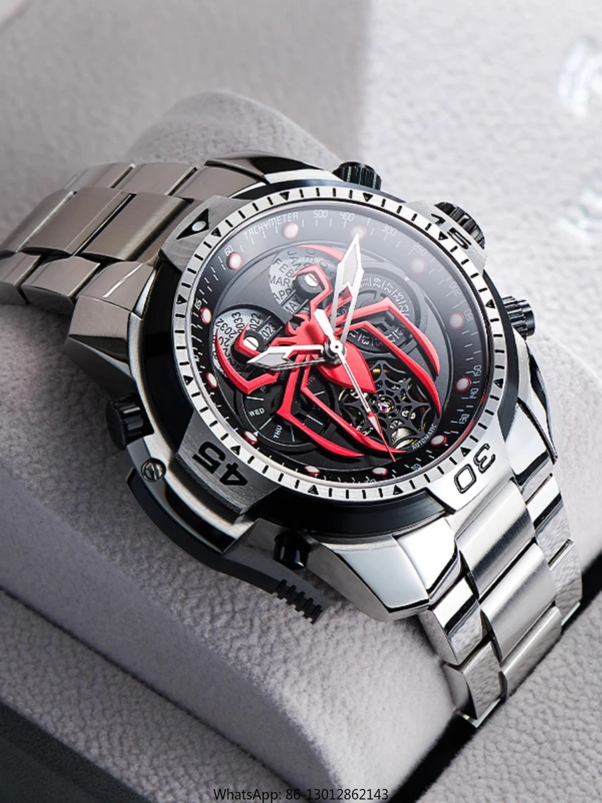 

Fully automatic mechanical watch men's watch fashion trend waterproof luminous large dial watch