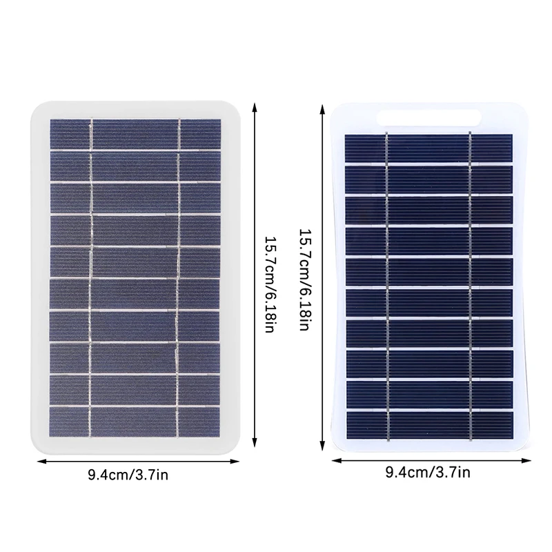 2W 5V Wasserdichtes USB-Solarpanel, Tragbares Outdoor-Ladepanel für Camping und Wandern – Detail 6